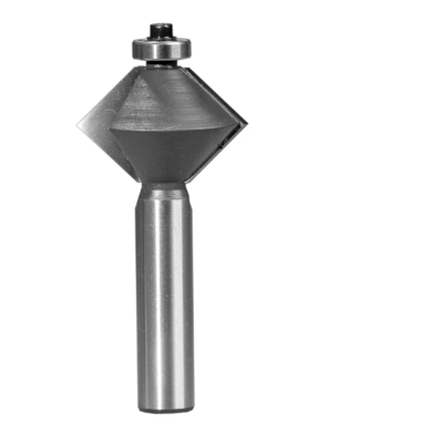 38mm Cutting Dia 2pc Edge Banding Router Bits Set 90 Degree 8mm-12mm Shank Dia