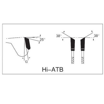 108 Teeth Hi ATB Saw Blade 350mm Circular Saw Blade Without Scoring
