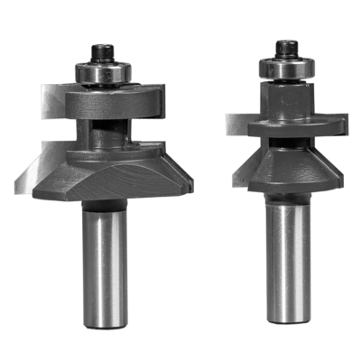 2pc Tongue And Groove V Notch Router Bits
